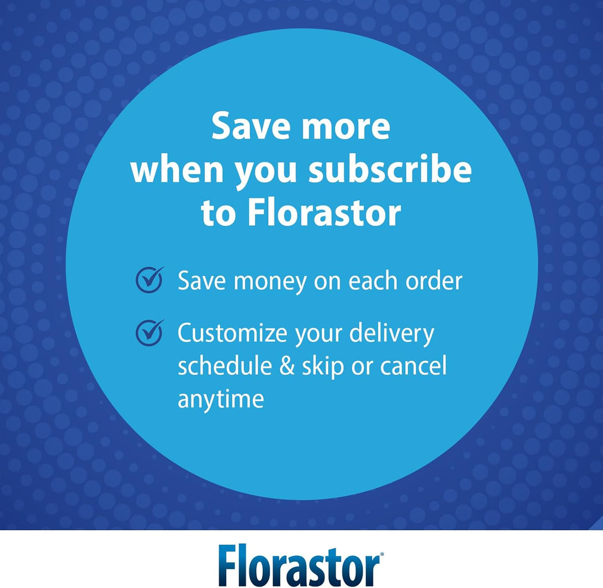 Florastor® Dual Action Probiotic Supplement